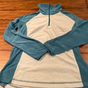 Columbia women’s lightweight fleece half zipper sweatshirt size S